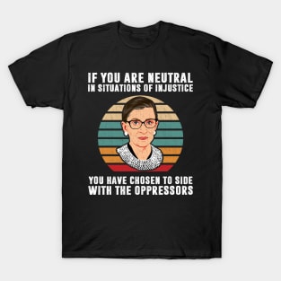 Ruth Bader Ginsburg Notorious RBG Quote Feminist T-Shirt